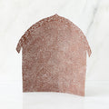 Standing see through brown barn figurine standing up facing forward