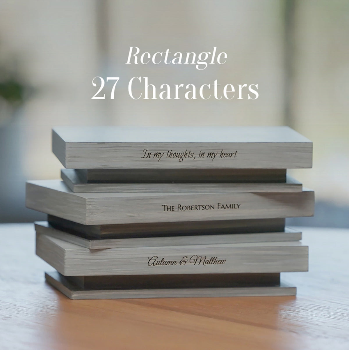 Personalized Rectangle Shelf
